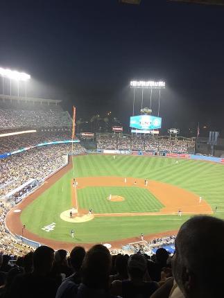 dodger stadium empty on pride night