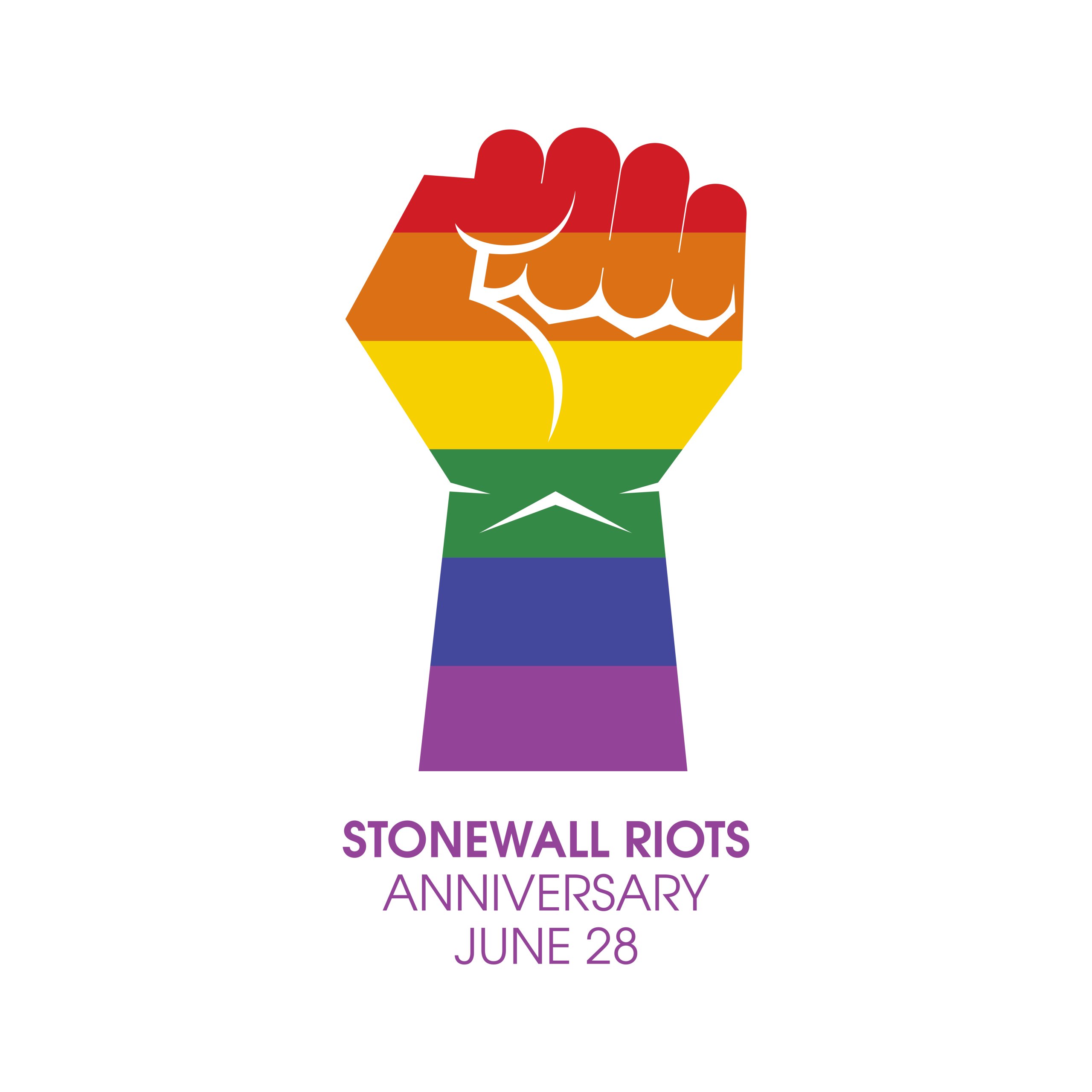 Stonewall Riots Anniversary vector The Pride LA