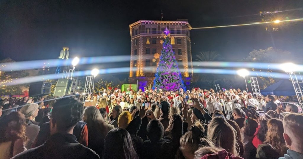 (Video) Culver City's Annual Tree Lighting Sledtacular The Pride LA